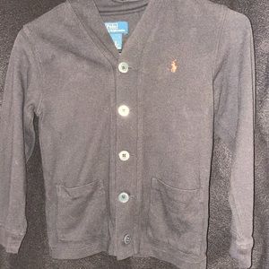 Polo by Ralph Lauren Black button down sweater